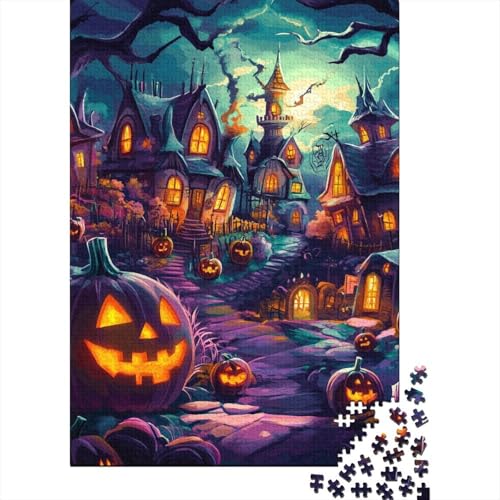 Puzzle Erwachsene Geschenk Lernspiel geeignet für Kinder ab 12 Jahren, europäische und amerikanische Schlösser, Halloween Historische Figuren der Unterwasserwelt Fußballsterne der Welt Weihnachtsmann von HLDABDFHY