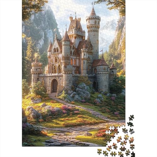 Puzzle Erwachsene Geschenk Lernspiel geeignet für Kinder ab 12 Jahren, europäische und amerikanische Schlösser, Halloween Historische Figuren der Unterwasserwelt Fußballsterne der Welt Weihnachtsmann von HLDABDFHY