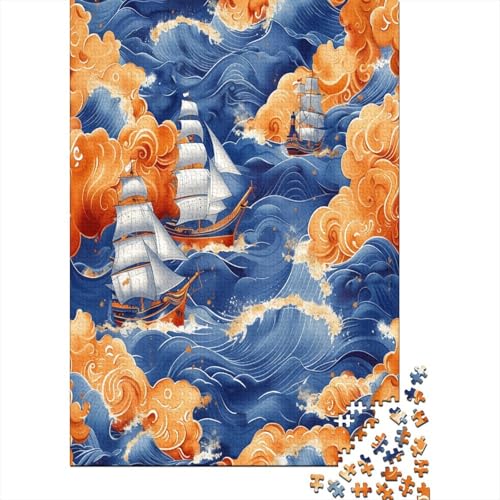 Segelboot 1000 Teile Puzzle, Puzzles Für Erwachsene, 1000 Teile Puzzlespiel Für Jugendliche & Erwachsene Puzzlespiel Puzzel 1000pcs (75x50cm) von HLDABDFHY