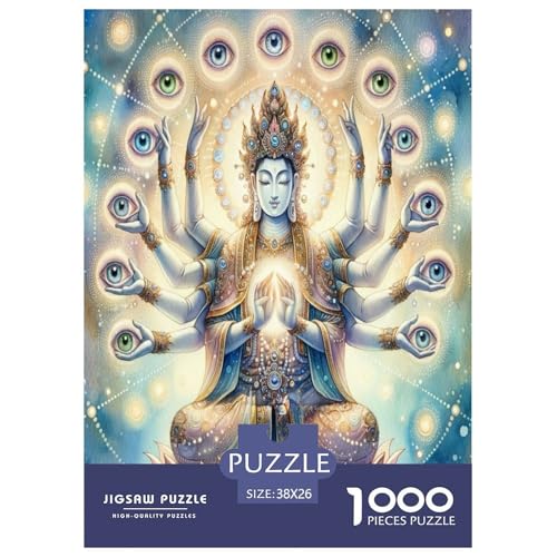 Buddha-Statue Puzzles 1000-teilige Schwer Puzzle Spielzeug Lernspiel Impossible Herausforderungsspielzeug Für Erwachsene Kinder 38x26cm/1000pcs Buddha-Statue Puzzles 1000-teilige Schwer Puzzle Spielzeug Lernspiel Impossible Herausforderungsspielzeug Für Erwachsene Kinder 38x26cm/1000pcs von HLXZMCVBT