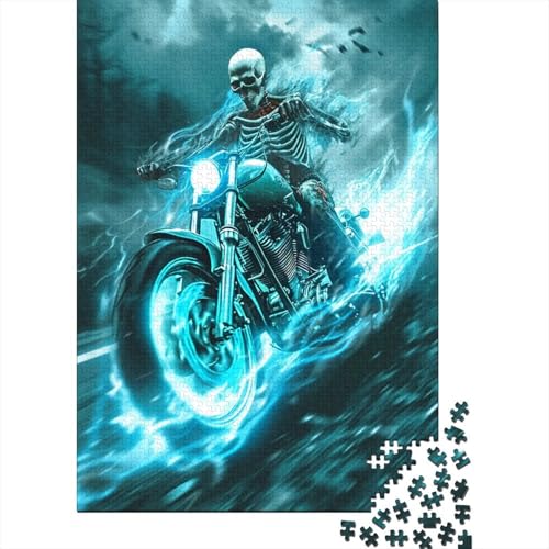 Dirt Bike 1000 Stück Puzzles Für Erwachsene Teenager Stress Abbauen Familien-Puzzlespiel 1000-teiliges Puzzle Kinder Lernspiel Spielzeug Geschenk Puzzel 1000pcs (75x50cm) von HLXZMCVBT