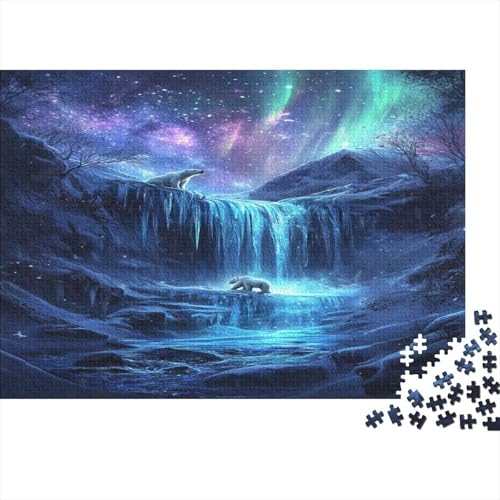 Eisbär Puzzle 1000 Teile Für Erwachsene Und Kinder Ab 14 Jahrenfür Stressabbauer Puzzlespiel Erwachsenen Puzzlespiel Puzzel 1000pcs (75x50cm) von HLXZMCVBT