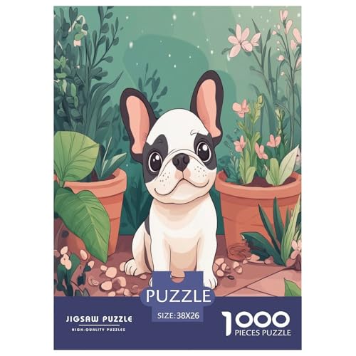 Französischer Bullhund Puzzle 1000 Teile Schwer Puzzle Spielzeug Lernspiel Impossible Herausforderung Spielzeug Für Erwachsene Kinder 38x26cm/1000pcs Französischer Bullhund Puzzle 1000 Teile Schwer Puzzle Spielzeug Lernspiel Impossible Herausforderung Spielzeug Für Erwachsene Kinder 38x26cm/1000pcs von HLXZMCVBT