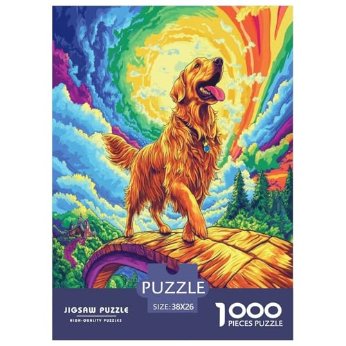 Goldener Retriever Puzzle 1000 Teile Schwer Puzzle Spielzeug Lernspiel Impossible Herausforderung Spielzeug Für Erwachsene Und Kinder Ab 14 Jahren 38x26cm/1000pcs Goldener Retriever Puzzle 1000 Teile Schwer Puzzle Spielzeug Lernspiel Impossible Herausforderung Spielzeug Für Erwachsene Und Kinder Ab 14 Jahren 38x26cm/1000pcs von HLXZMCVBT
