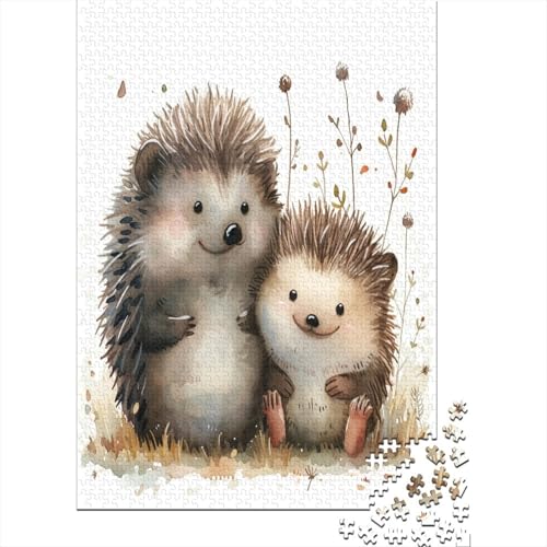 Igel Puzzle 1000 Teile Erwachsene, Puzzlespiel Jigsaw Puzzles Erwachsenen Puzzlespiel Puzzel 1000pcs (75x50cm) von HLXZMCVBT