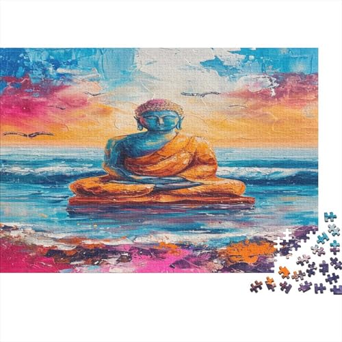 Künstlerische Buddha Statuen Puzzle 1000 Teile Puzzles Für Erwachsene Klassische Puzzles 1000 Teile Erwachsene Puzzlespiel Erwachsene 1000 Teile Erwachsenen Puzzlespiel Puzzel 1000pcs (75x50cm) von HLXZMCVBT