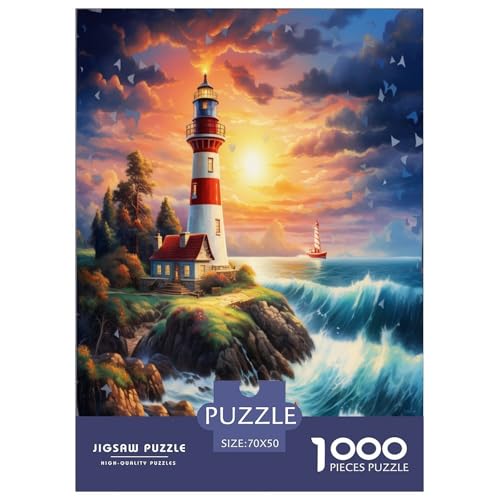 Leuchtturm Puzzle 1000-teilige Schwer Puzzle Spielzeug Lernspiel Impossible Herausforderung Spielzeug Für Erwachsene Kinder 70x50cm/1000pcs Leuchtturm Puzzle 1000-teilige Schwer Puzzle Spielzeug Lernspiel Impossible Herausforderung Spielzeug Für Erwachsene Kinder 70x50cm/1000pcs von HLXZMCVBT