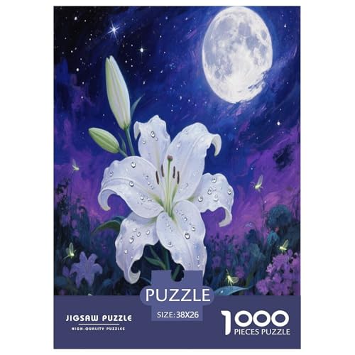 Lilie Puzzles 1000-teilige Schwer Puzzle Spielzeug Lernspiel Impossible Herausforderungsspielzeug Für Erwachsene Und Kinder in Bewährter 38x26cm/1000pcs Lilie Puzzles 1000-teilige Schwer Puzzle Spielzeug Lernspiel Impossible Herausforderungsspielzeug Für Erwachsene Und Kinder in Bewährter 38x26cm/1000pcs von HLXZMCVBT