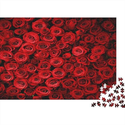 Rose Puzzle 1000 Teile Für Erwachsene Und Kinder Ab 14 Jahrenfür Stressabbauer Puzzlespiel Erwachsenen Puzzlespiel Puzzel 1000pcs (75x50cm) von HLXZMCVBT