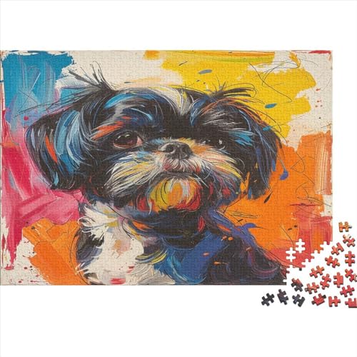 Shih Tzu. Puzzle 1000 Teile Puzzle Für Erwachsene Und Kinder Ab 14 Jahren Puzzel 1000pcs (75x50cm) von HLXZMCVBT