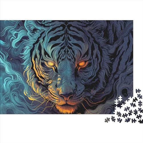 Tiger Puzzle 1000 Teile Puzzles Für Erwachsene Klassische Puzzles 1000 Teile Erwachsene Puzzlespiel Erwachsene 1000 Teile Erwachsenen Puzzlespiel Puzzel 1000pcs (75x50cm) von HLXZMCVBT