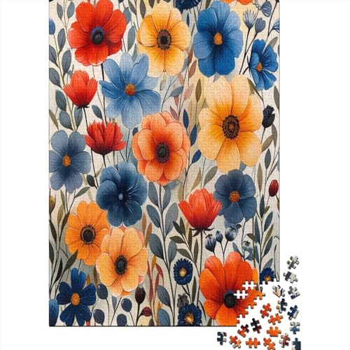 Watercolor Blumes Puzzle 1000 Teile Für Erwachsene Und Kinder Ab 14 Jahrenfür Stressabbauer Puzzlespiel Erwachsenen Puzzlespiel Puzzel 1000pcs (75x50cm) von HLXZMCVBT