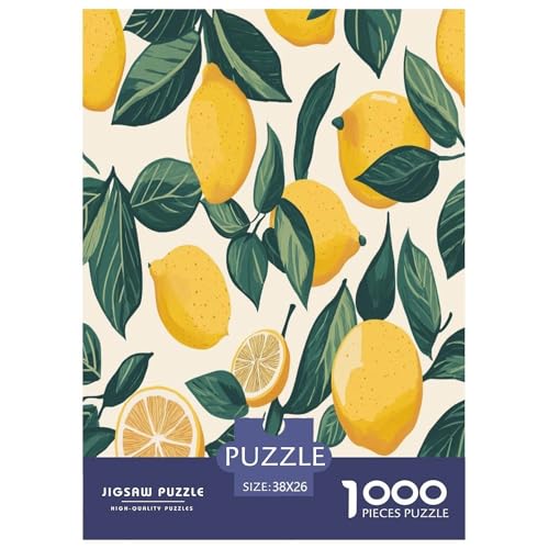 Zitrone Puzzle 1000-teilige Schwer Puzzle Spielzeug Lernspiel Impossible Herausforderungsspielzeug Für Erwachsene Und Kinder in Bewährter 38x26cm/1000pcs Zitrone Puzzle 1000-teilige Schwer Puzzle Spielzeug Lernspiel Impossible Herausforderungsspielzeug Für Erwachsene Und Kinder in Bewährter 38x26cm/1000pcs von HLXZMCVBT