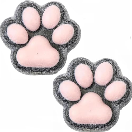 Cat Paw Squishy, Handmade Squishy Big Cat Paw Silicone Squeeze Toys for Stress Relief, Toys for Anxiety&Relaxation for Adults Kids Teenage (2*Black) von HLYICRQ