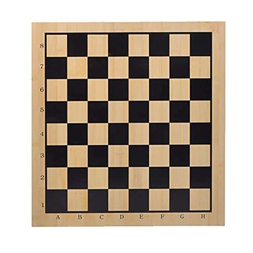 LTCTL Schachbrett aus Bambus, doppelseitig, doppelseitig, Schachbrett, Chinesisch und Schachbrett, Schachbrett, 47 x 43,9 cm, Schachset (Farbe: nur Schachbrett B) von HMEI