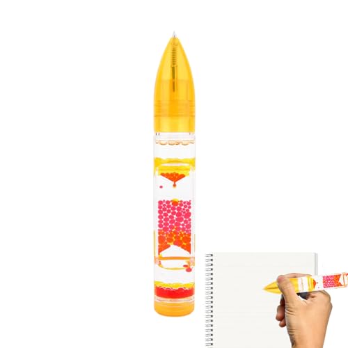 Flüssiger Sensorischer Timer-Stift | Liquid Motion Bubbler Stift | Liquid Motion Bubble Fun Coole Stifte,Flüssige Stifte,Kleine Geschenke Für Kinder Kinderspielzeug Geburtstag Weihnachten Geschenk von HMLTD