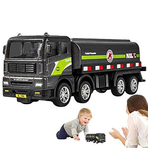 HMLTD Baufahrzeuge - Lader Bagger Dump Spielzeug,Reibungsbetriebenes Push-and-Go-Spielzeugauto, Lastwagen und Bagger, Strand- und Sandspielzeug, Geschenk für Jungen von HMLTD