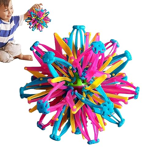HMLTD Expandierender Ball - Zusammenklappbarer, expandierbarer Stressabbau-Zauberball für Kreativität,Partybevorzugung und Geschenk, Mini-Kugeln für Kinder, Stressabbau-Atem-Zauberball-Spielzeug von HMLTD