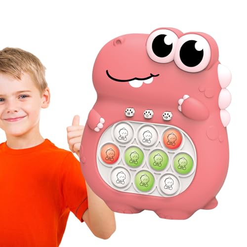 HMLTD Push-Game-Fidget-Spielzeug | Dinosaurier-Form-Handspiel | Mit Sound- , 4 Modi, leichtes Push-Spiel, Geburtstagsgeschenke für Jungen, Mädchen und Jugendliche von HMLTD