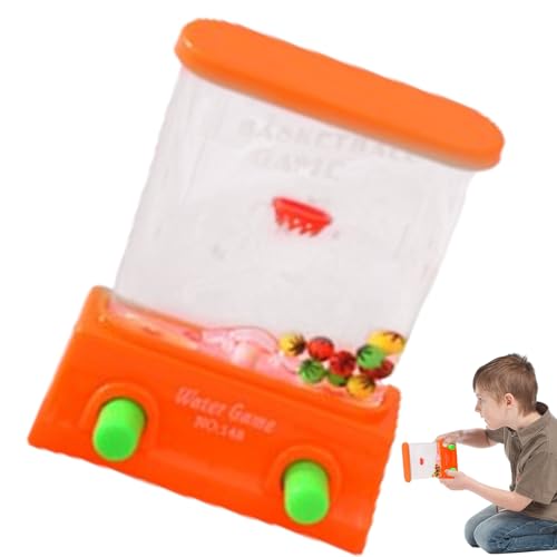 HMLTD Wasserspiel-Arcade-Spielzeug, Handheld-Wasser-Arcade-Spiel | Miniatur-Arcade-Set Wasserspiele,Wasserspielzeug Lernspiele, Feinmotorik Werfen Wasserring Strandspielzeug für Kinder Erwachsene von HMLTD