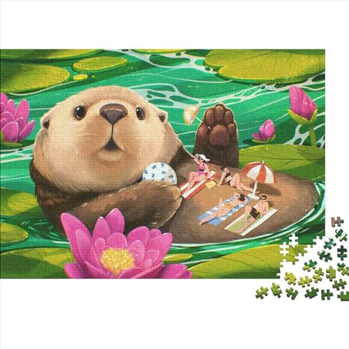 Kunst Malerei Holzpuzzle Erwachsene, Tiere Märchen Magische Holzpuzzle Für Erwachsene Wooden Puzzle Erwachsene 1000pcs (75x50cm) von HMLTD