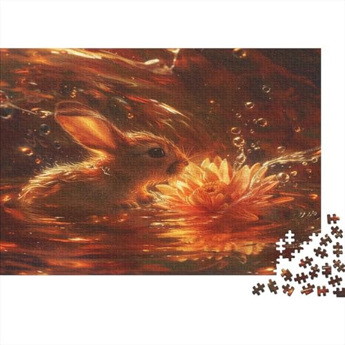 Kaninchen Puzzle 1000 Teile Puzzle Für Erwachsene Und Kinder Ab 14 Jahren Puzzel 1000pcs (75x50cm) von HMRKOEPGX