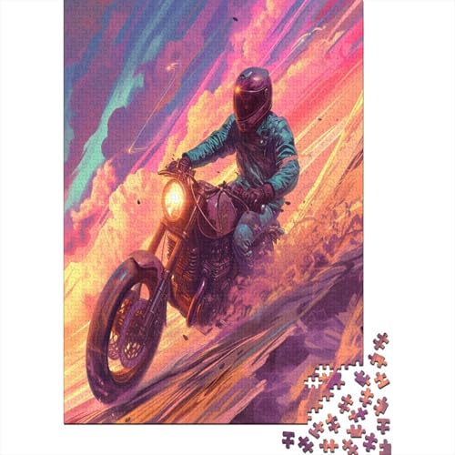 Kreuz-Country Motorcycle Puzzle 1000 Teile Puzzle Für Erwachsene Und Kinder Ab 14 Jahren,Puzzlespiel Erwachsenen Puzzlespiel Puzzel 1000pcs (75x50cm) von HMRKOEPGX