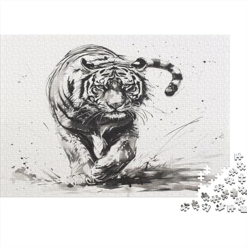 Tiger Puzzle 1000 Teile Für Erwachsene Und Kinder Ab 14 Jahrenfür Stressabbauer Puzzlespiel Erwachsenen Puzzlespiel Puzzel 1000pcs (75x50cm) von HMRKOEPGX