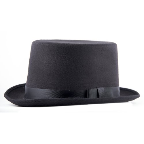 4.5" Costume Top Hat Adult: Black One Size von HMS