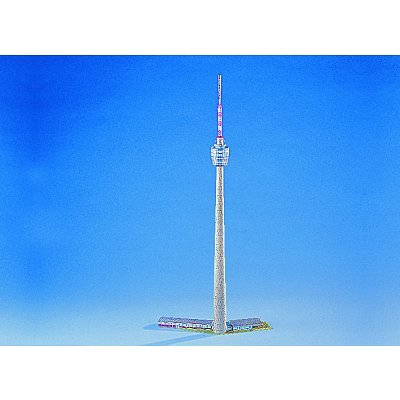 Aue-Verlag 48 x 16 x 105 cm Modellbausatz Stuttgart TV Tower von HMV HAMBURGER MODELLBAUBOGEN VERLAG