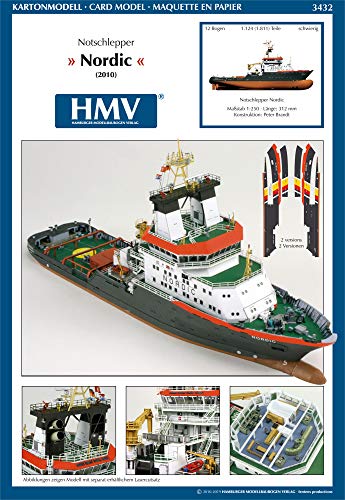 Aue Verlag Notschlepper Nordic von HMV HAMBURGER MODELLBAUBOGEN VERLAG