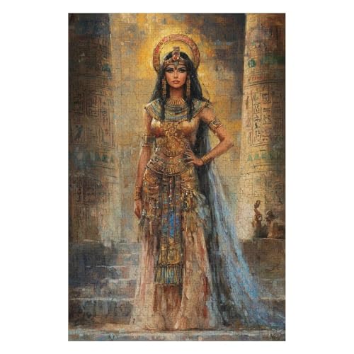 1000 Piece Jigsaw Puzzle for Teens and Adults Cleopatra Difficult and Intellectually Challenging Game26*38cm von HNBDE