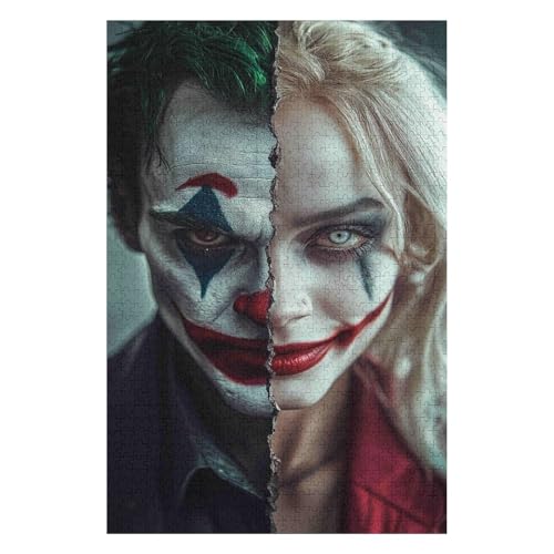 1000-teiliges Holzpuzzle „Joker Movie England“. Puzzlespiel für Erwachsene und Jugendliche, 26 x 38 cm von HNBDE