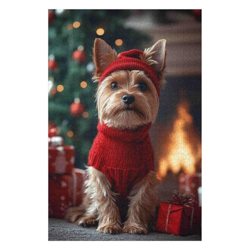 1500 Piece Jigsaw Puzzle for Adults-Puzzles 1500 Pieces for Teenagers Gifts -Cardboard Puzzles- Relax Puzzles Games-Brain Teaser Puzzle -Yorkshire Terrier(57 * 87cm) von HNBDE