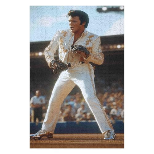 2025 New 1000 Pieces Merry Christmas Jigsaw Puzzles, Holiday Puzzles Gifts for Adults and Kids, Elvis Theme Jigsaw Puzzle for Adults and Family(38 * 52cm) von HNBDE