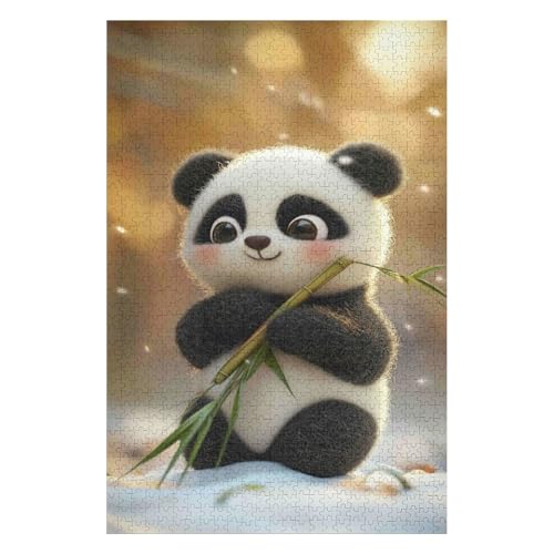 2025 New 1500 Pieces Merry Christmas Jigsaw Puzzles, Holiday Puzzles Gifts for Adults and Kids, Cute Animals Theme Jigsaw Puzzle for Adults and Family57*87cm von HNBDE