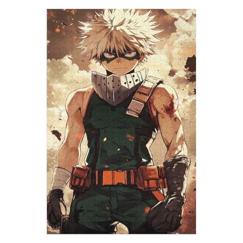 Anime Characters-1000 Piece Jigsaw Puzzles for Adults Entertainment Puzzles Intellectual Decompression Toy 3D Printing HD Toy DIY Birthday50*70cm von HNBDE