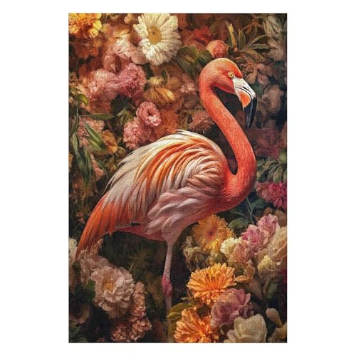 Flamingo,1500 Pieces Challenge Jigsaw Puzzle for Adults Cricket Impossible Puzzle Educational Games Home Decoration Puzzle Multi Colour 1500pcs(57 * 87cm) von HNBDE