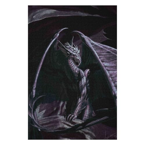 Fliegender Drache - 1000-teiliges Puzzle für Erwachsene Puzzle 1000 Teile Anspruchsvolle Puzzles für Erwachsene 1000 Puzzles für Erwachsene Spielzeug & Spiele 1000 Teile 38 * 52cm c57gy von HNBDE