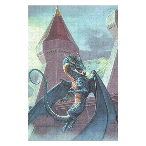 Flying Dragon 1000 Piece Paper Jigsaw Puzzle Cosmic Art for Teens & Adults 26x38cm00PY97 von HNBDE