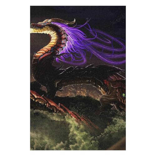 Flying Dragon 1000 Piece Paper Puzzle Celestial Body Educational Toy 50x70cm00PY188 von HNBDE