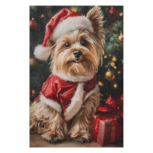 Jigsaw Puzzles 1000 Pieces for Adults Jigsaw Puzzles for Adults 1000 Piece Puzzle Educational,Yorkshire Terrier,Home Decoration Puzzle(26 * 38cm) von HNBDE