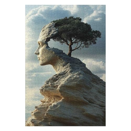 Jigsaw Puzzles 1500 Pieces for Adults Jigsaw Puzzles for Adults 1500 Piece Puzzle Educational Games ，The Company of Trees， Puzzle(57 * 87cm) von HNBDE