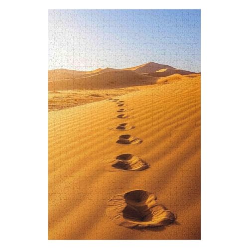 Jigsaw Puzzles for Adults 1000 Piece Jigsaw Puzzles for Adults,JigsawPuzzle 1000 Pieces for Adults Challenging Puzzle Games-(Sahara Desert)(50 * 70cm) von HNBDE