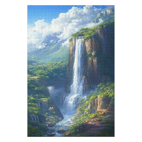 Jigsaw Puzzles for Adults 1000 Piece Jigsaw Puzzles for Adults Educational Game Challenge Toy 1000 Pieces Puzzles for Adults Kids.Educational Games Home Decoration.Theme:Fall(26 * 38cm) von HNBDE