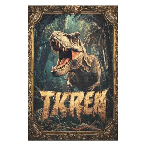 Jurassic World Puzzle mit 1000 Teilen für Erwachsene – Lustiges, herausforderndes und kniffliges Puzzle für Erwachsene –100% recycelter Karton – 1000 Teile – 50 * 70cm von HNBDE