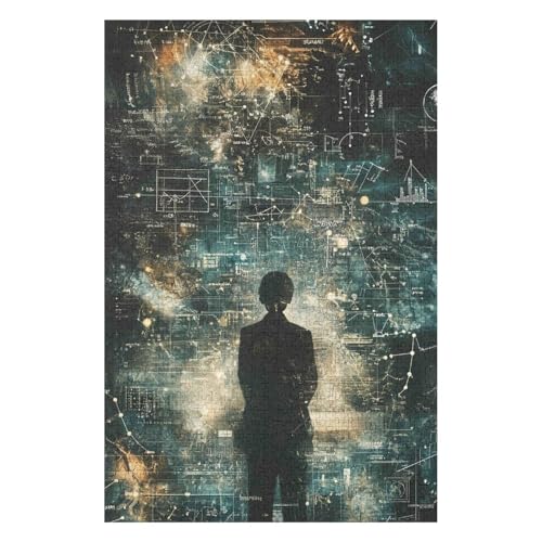 Movie Poster Puzzle 1000 Pieces Paper Picture Puzzle Family Decorations Unique Gifts for Children50*70cm von HNBDE