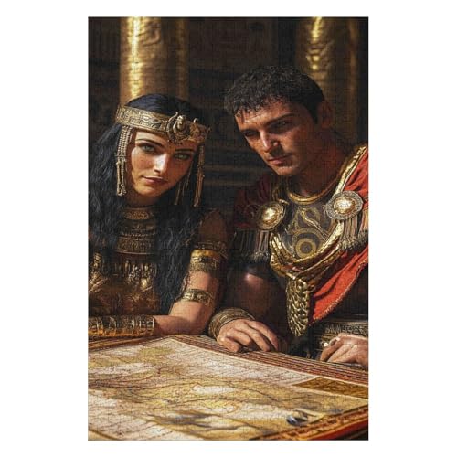 Puzzle, 1000 Pieces, Scotland Educational Toy for Adults, Leisure Entertainment for Children Decoration Painting Cleopatra26*38cm von HNBDE