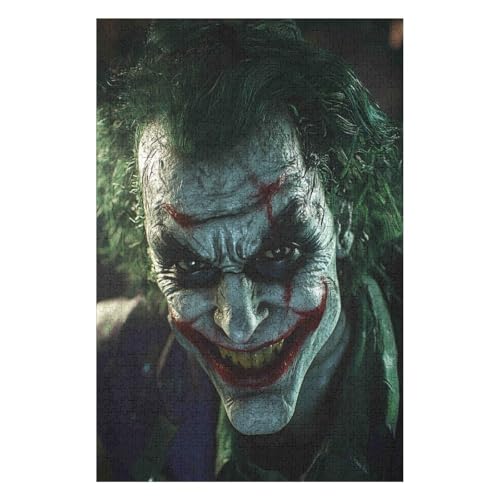 Puzzle 1000 Teile für Erwachsene - Joker-Film - Pädagogisches intellektuelles Dekompressionsspielzeug, lustiges Familienspiel für Kinder und Erwachsene, anspruchsvolle Puzzles 50 * 70cm von HNBDE