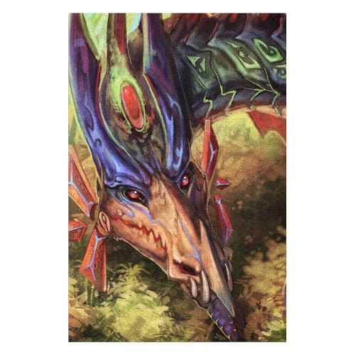 Puzzle für Erwachsene 1000 Teile Sport -Fliegender Drache- Puzzles für Kinder Lernspielzeug Denkspiel Geschenk Teenager DIY Home-Entertainment-Spiel 26 * 38cmc428gy von HNBDE